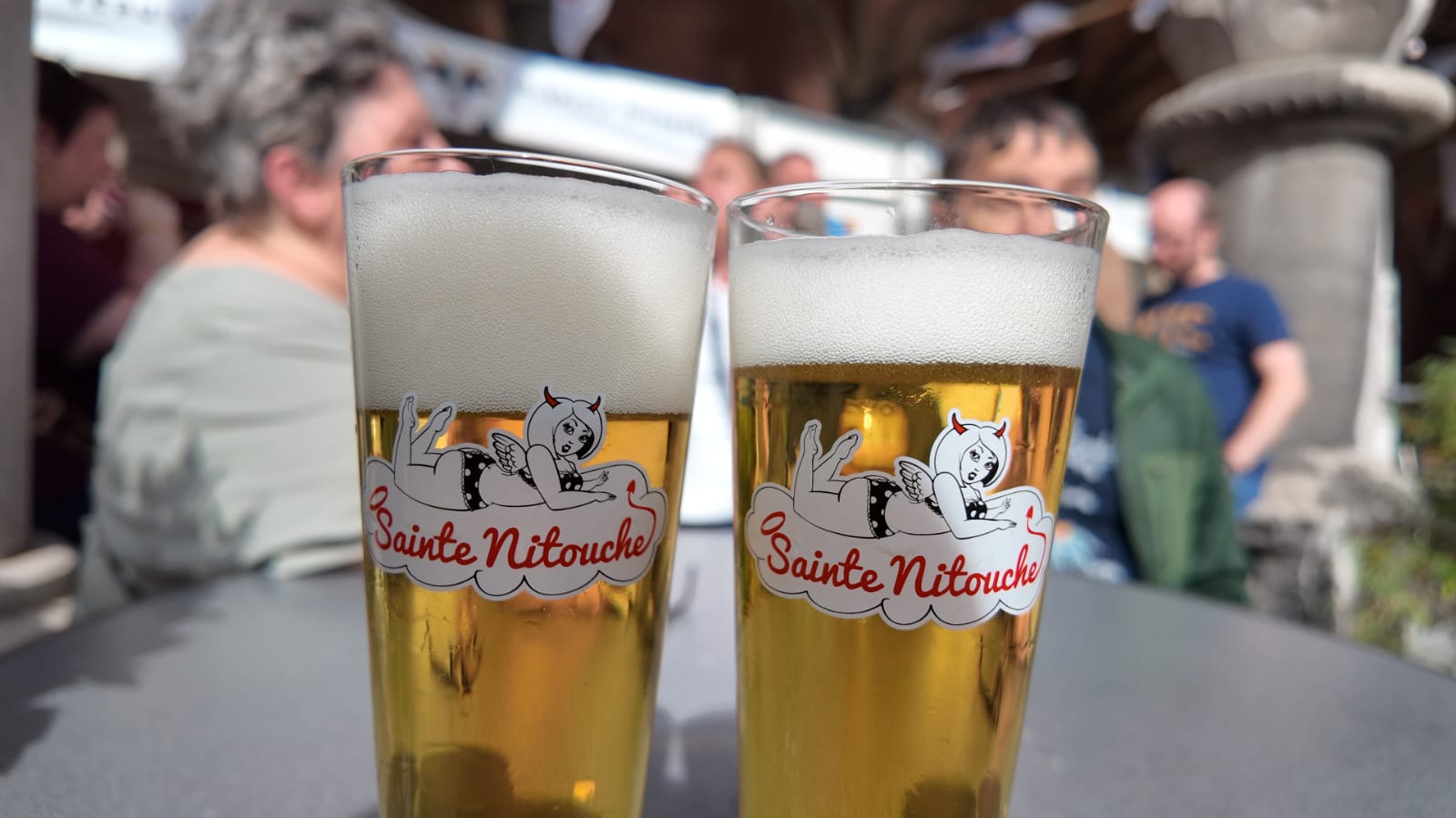 La Sainte-Nitouche. Notre bière partenaire